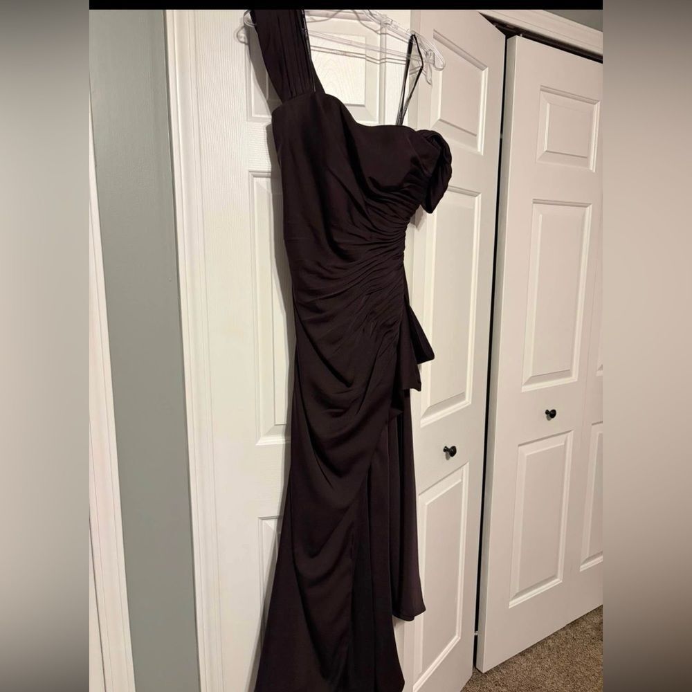 Cameron Blake Full Length Eggplant Dress - Picture 2 of 7